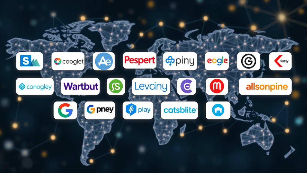collage of business listing platform logos illustrating options for UK business listing