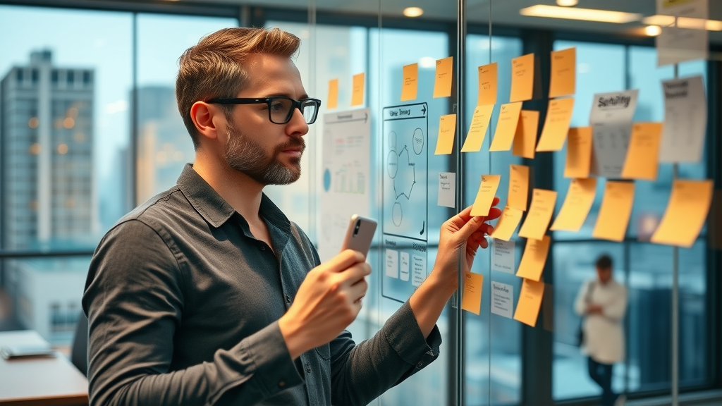 marketing strategist planning content marketing strategy for business goals