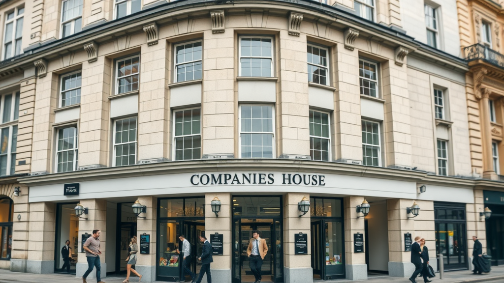 detailed Companies House building in London UK business database