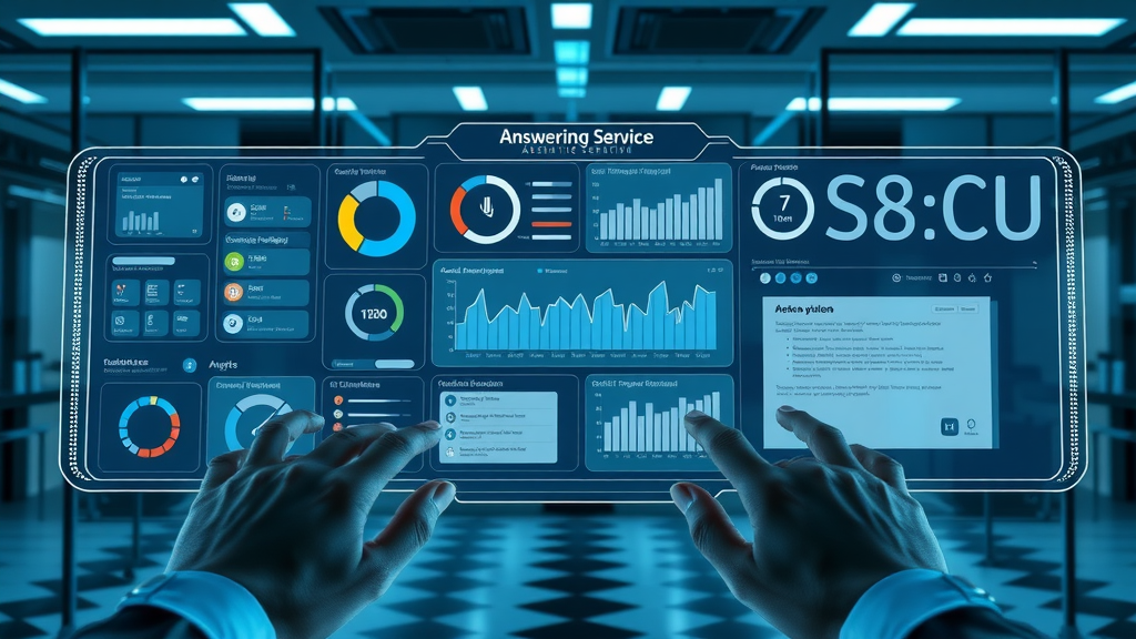 Advanced answering service dashboard with real-time call analytics for UK virtual office