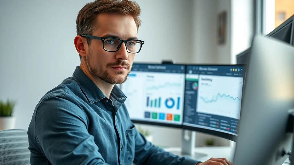 SEO expert analysing business directory analytics to promote businesses through listing in a business directory