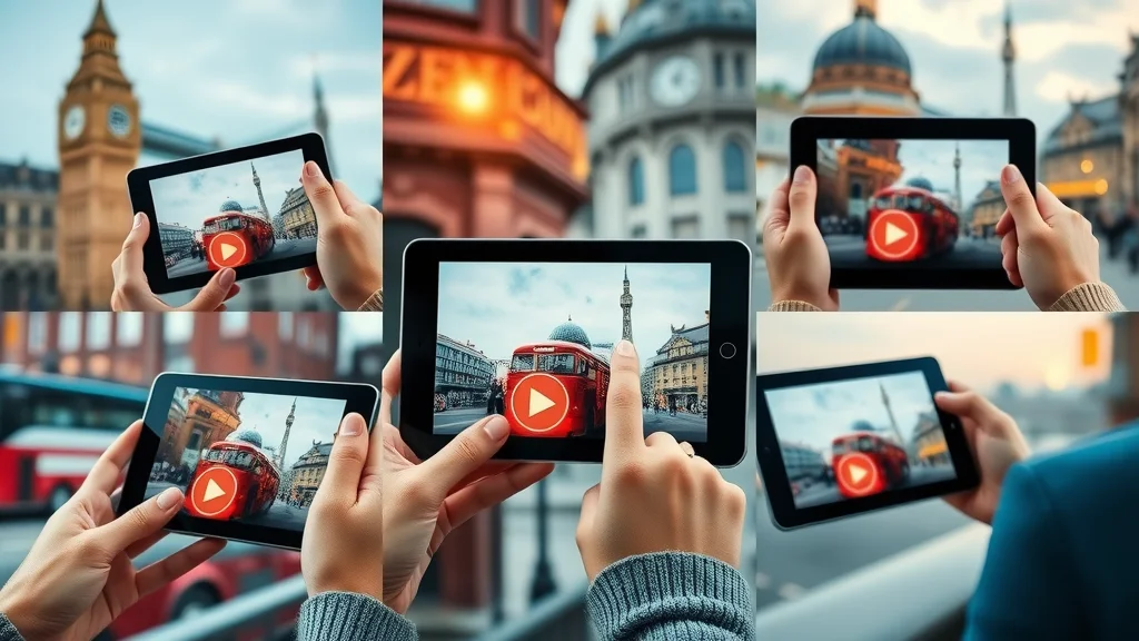 Dynamic London business video marketing montage, featuring reels, shorts, stories and local scenes for social media marketing