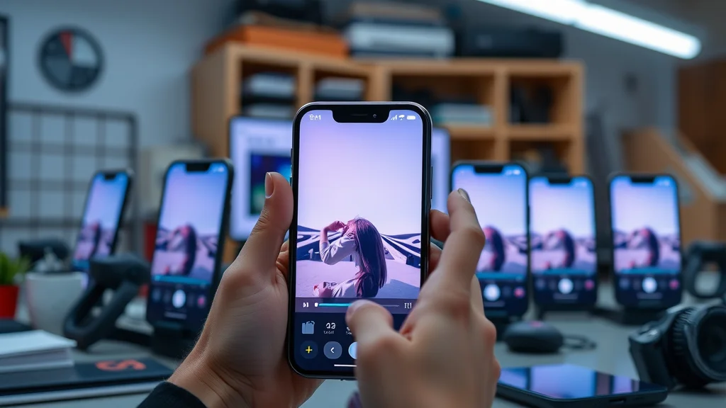 Sleek user interface of Instagram Reels, YouTube Shorts, TikTok and Facebook Reels on smartphones, showcasing marketing with videos, shorts and reels