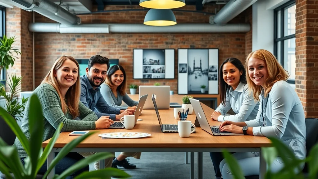 London advertising agency: Capid Houser team of digital marketing experts collaborating in a modern London office