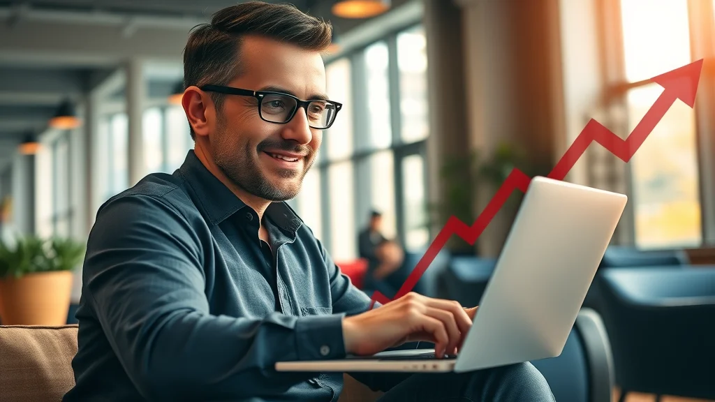 Marketing manager launching paid website traffic to get more website visitors campaign and monitoring rapid growth on a digital device.