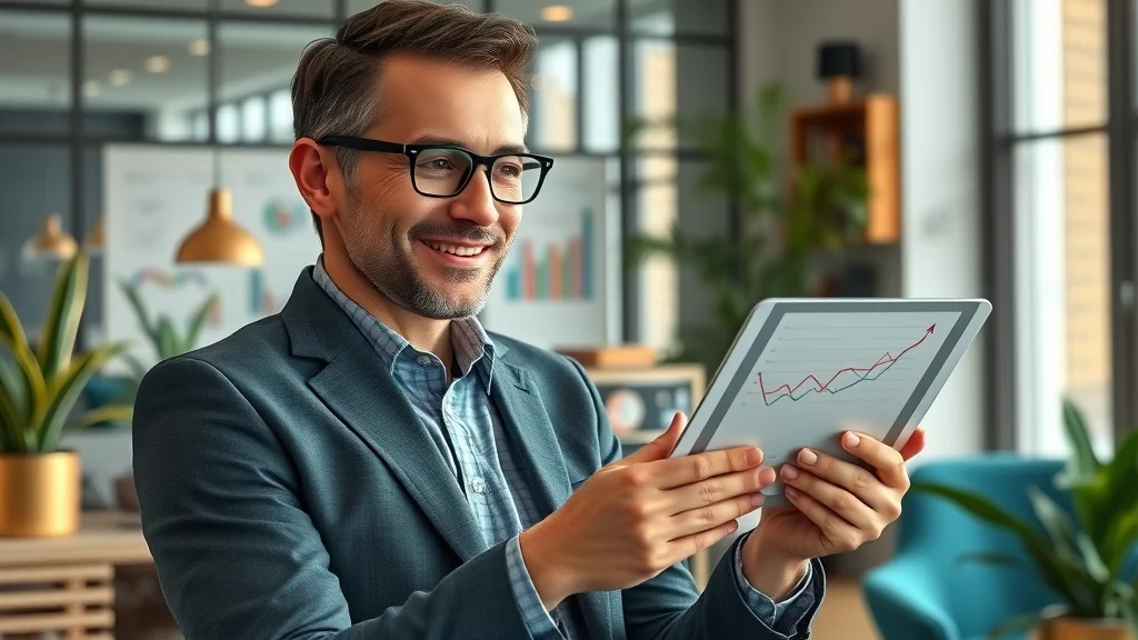 brand reputation monitoring marketing manager positive trend graphs analytics reputation management photorealistic