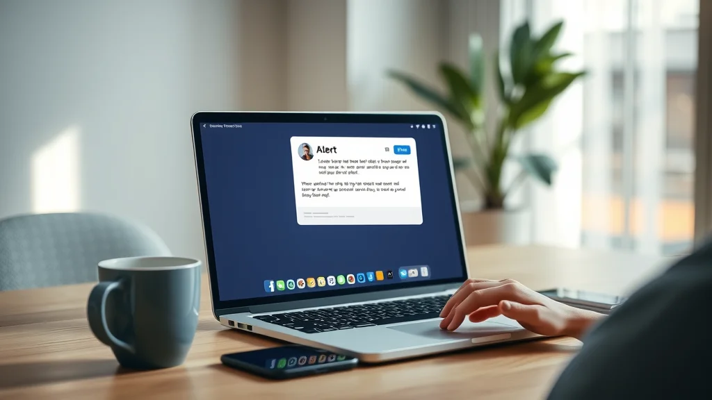 brand reputation monitoring alert notifications laptop reputation management software photorealistic