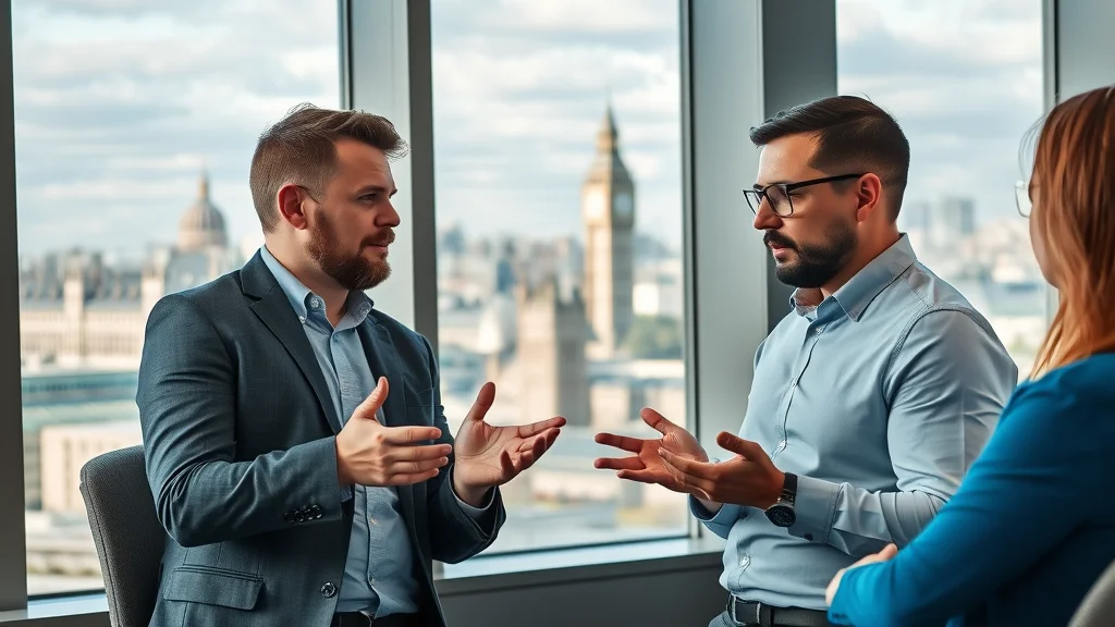 Capid Houser digital marketing experts consulting with clients on reputation marketing reviews monitoring in London office