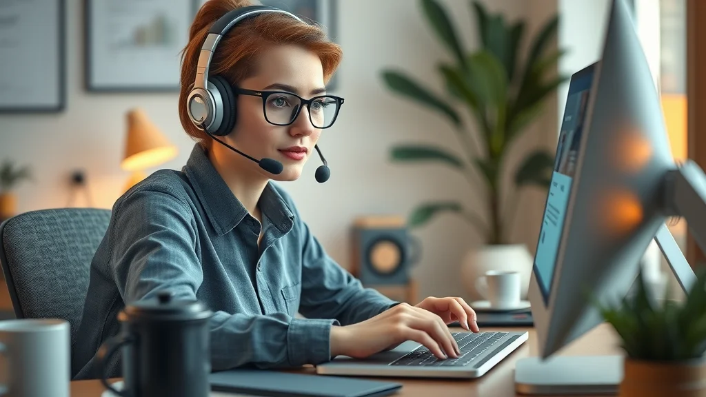 AI email assistant helping a customer service rep compose support emails for customer support help desk solutions for London businesses