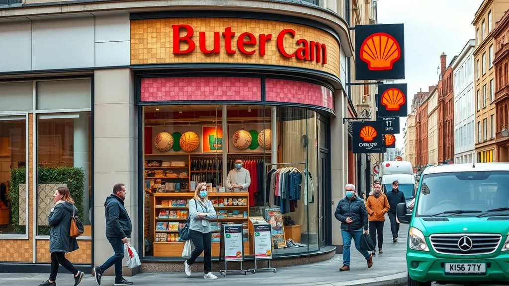 Successful London business storefront with positive customer interactions reflecting category marketing strategy development consulting benefits