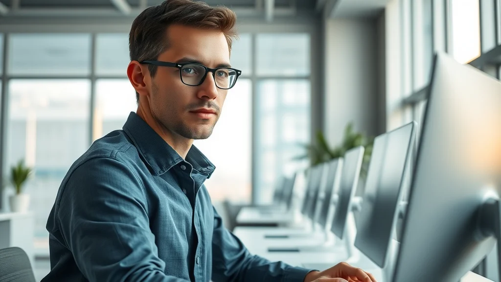 ai search replacing traditional google search in modern workspace, person closing google tab, photorealistic