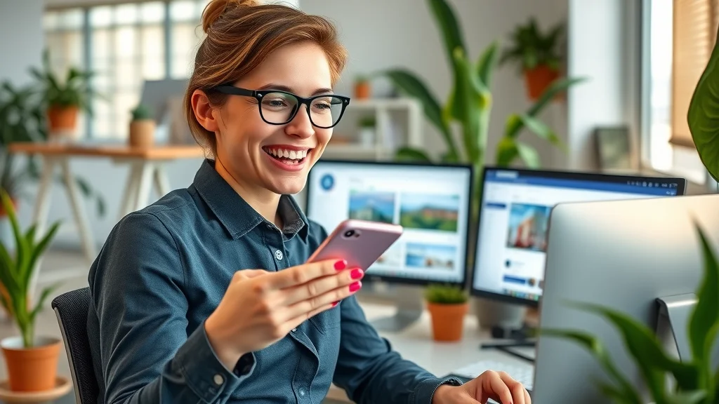 Professional real estate social media manager integrating property marketing applications and solutions