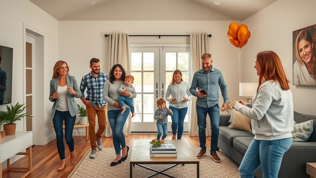 Busy open house event managed with real estate and property marketing applications and solutions